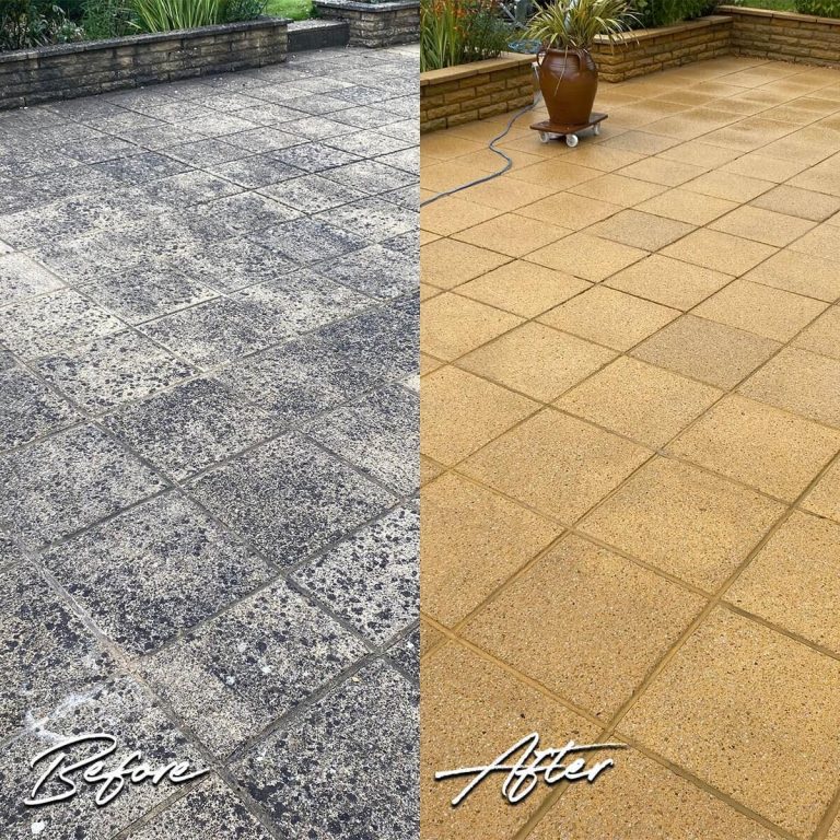 patio cleaning black spot removal  